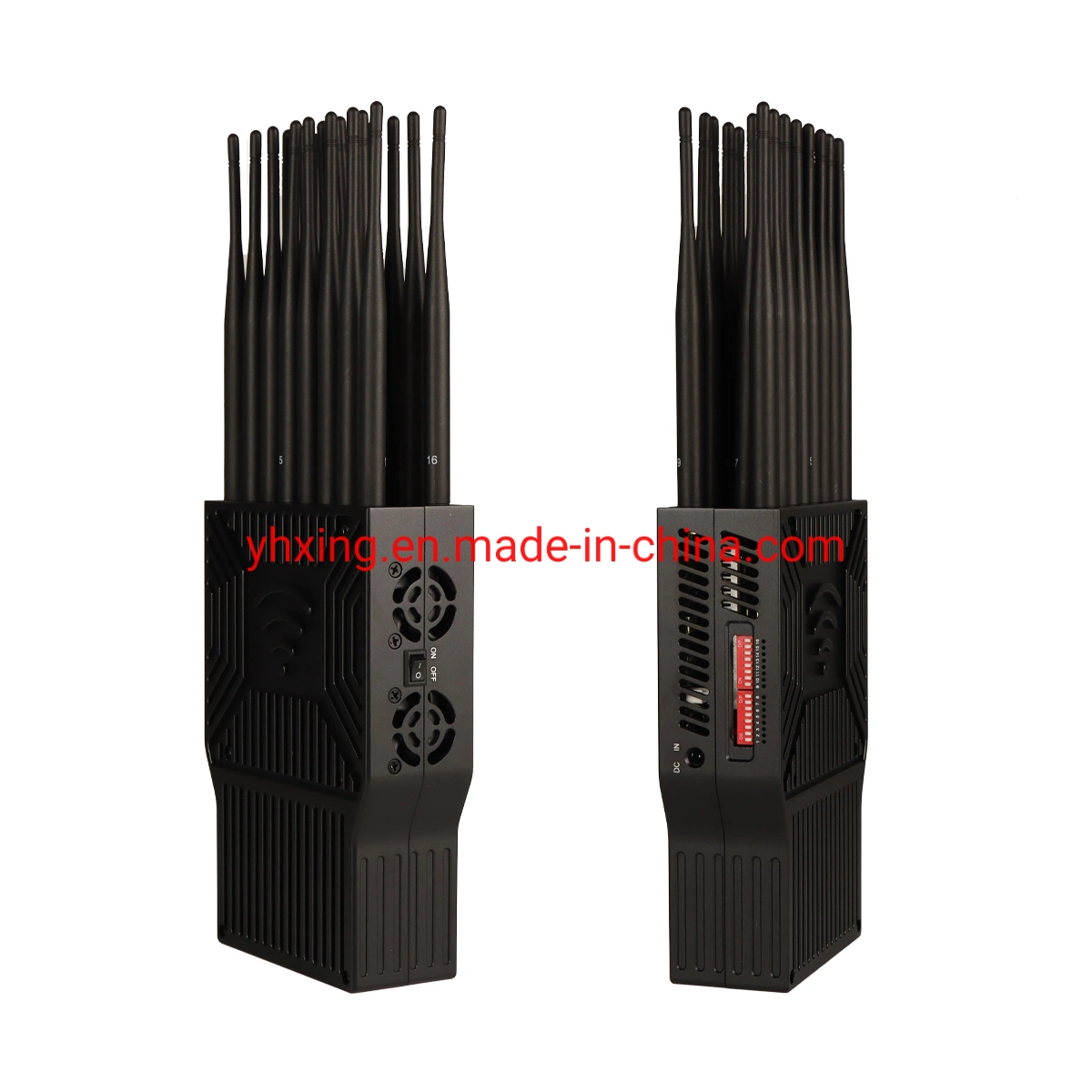 21 Antennas Mobile Phone GPS Walkie Talkie VHF UHF WiFi 315 433 868 2g 3G 4G 5g Portable Wireless Signal Blocker Portable Jammer