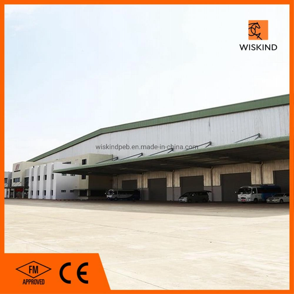 China Cheap Peb/3D Rending Design Steel Frame Construction for Workshop/Warehouse/Office Building/Hanger/Cow Shed with CE/FM