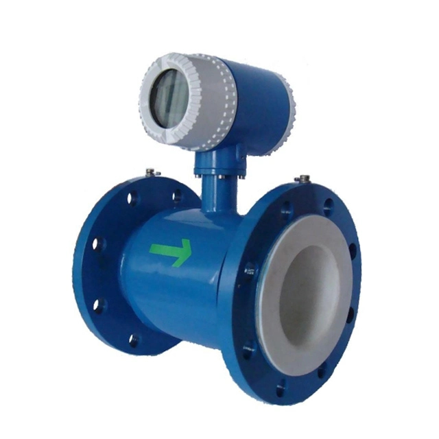 Inline Waste Water Electromagnetic 3 Inch Flow Meter Gauge Sensor China