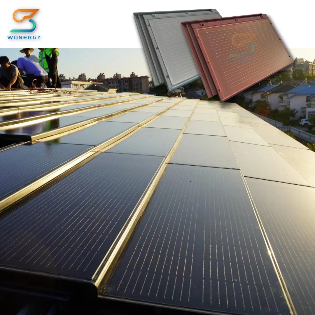 Efficient Power Generation Solar Panel Shingles Roof Tiles Manufacturer Germany Solar Mounting Tile Roof