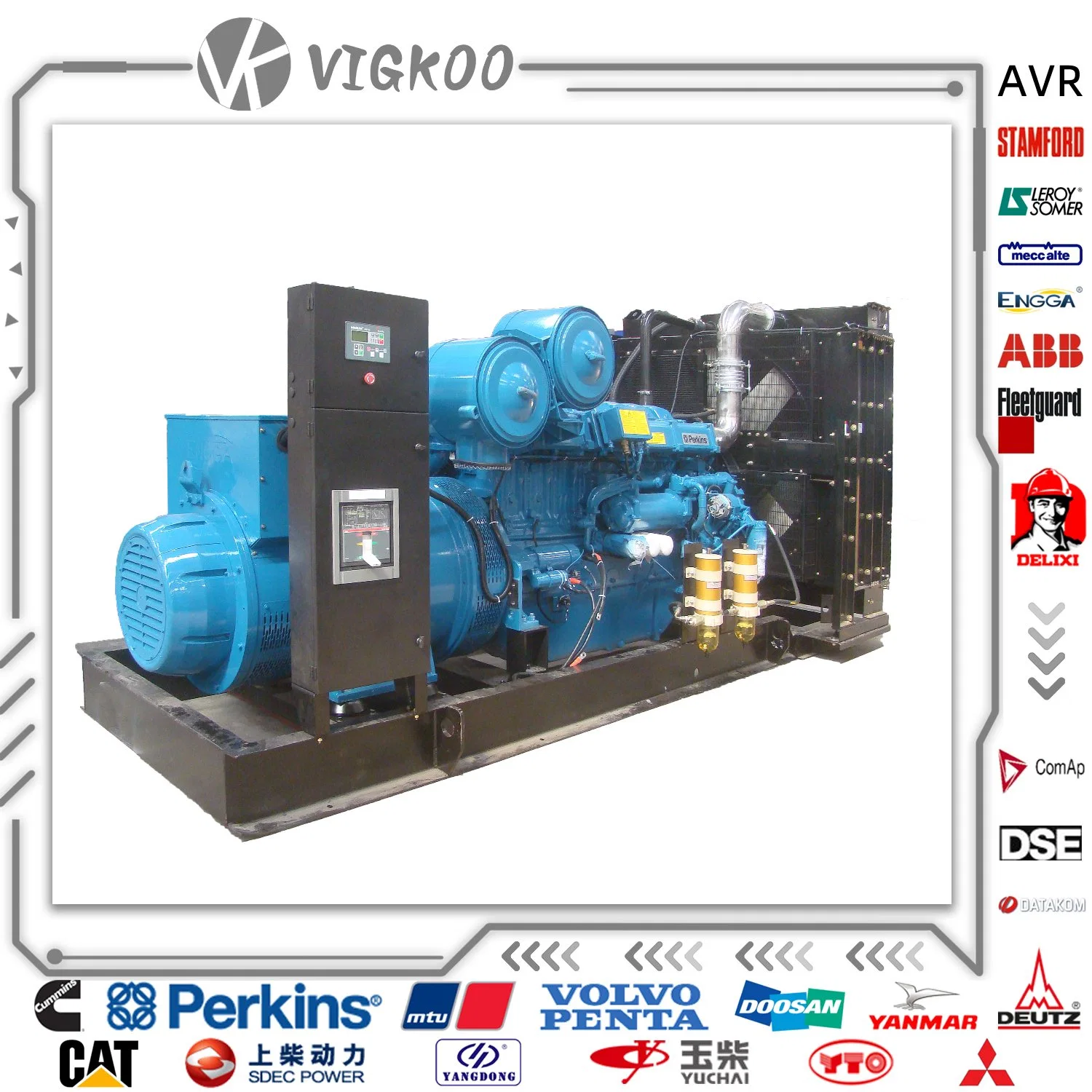 Electric Power Auto Start Perkins Diesel Generating Set