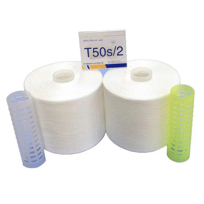 China Manufacturer Parallel Tube 100% Spun Polyester Yarn 50/2 for Sewing Thread