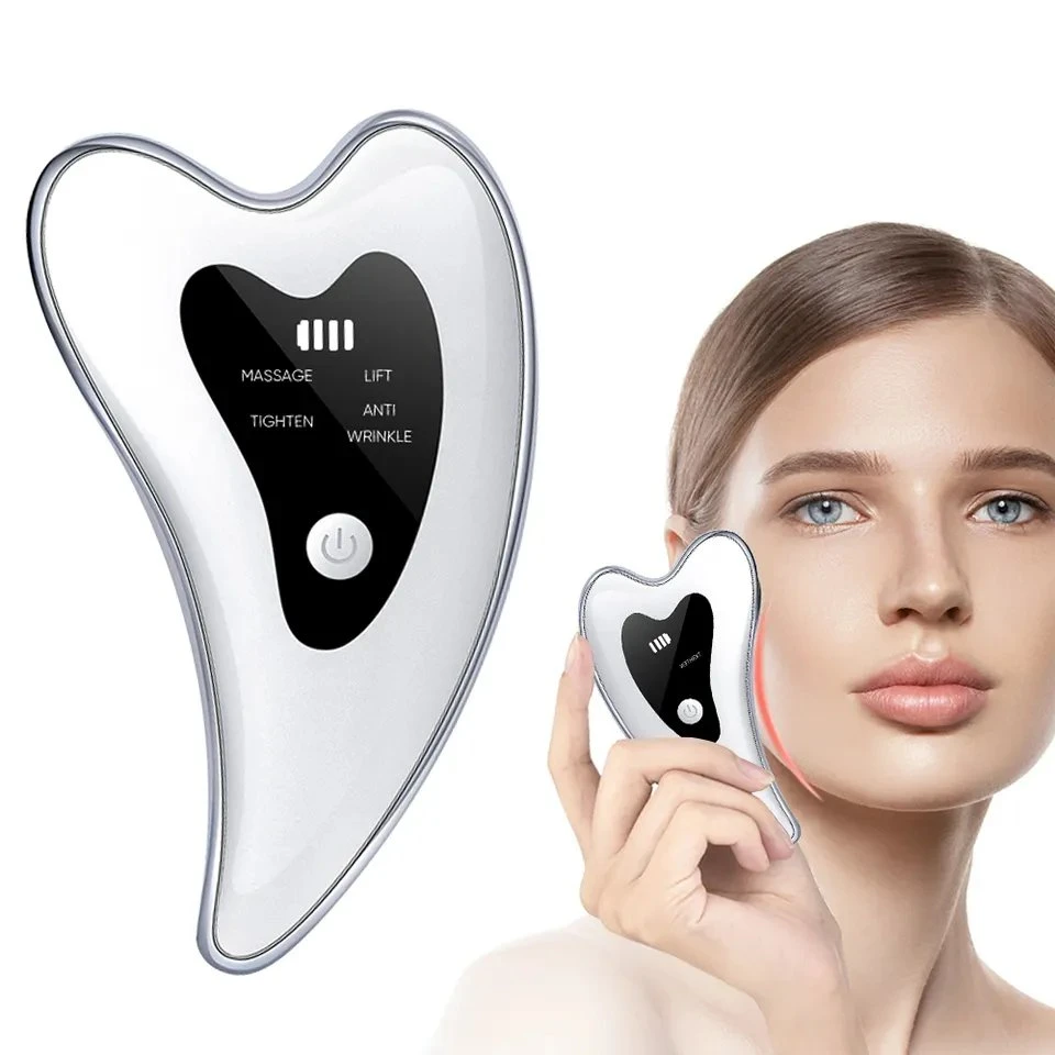 Elektronisches Massagegerät Gua Sha Gesichtsmassage Therapie-Werkzeug Aus Edelstahl Guasha Tools