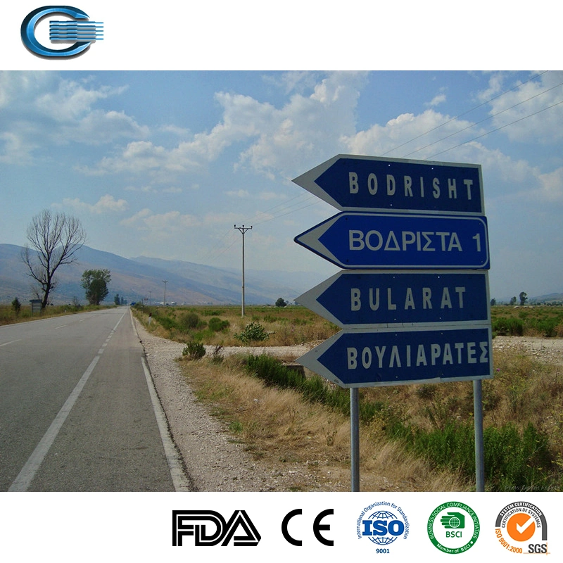 Huasheng Signboard High quality/High cost performance  Reflective Traffic Road Signs Aluminium Plate Warning Sign Board
