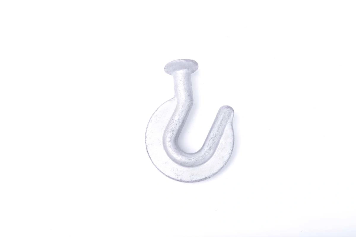 160kn Galvanized Forged Steel Ball End Hooks for Pole Line Hardware