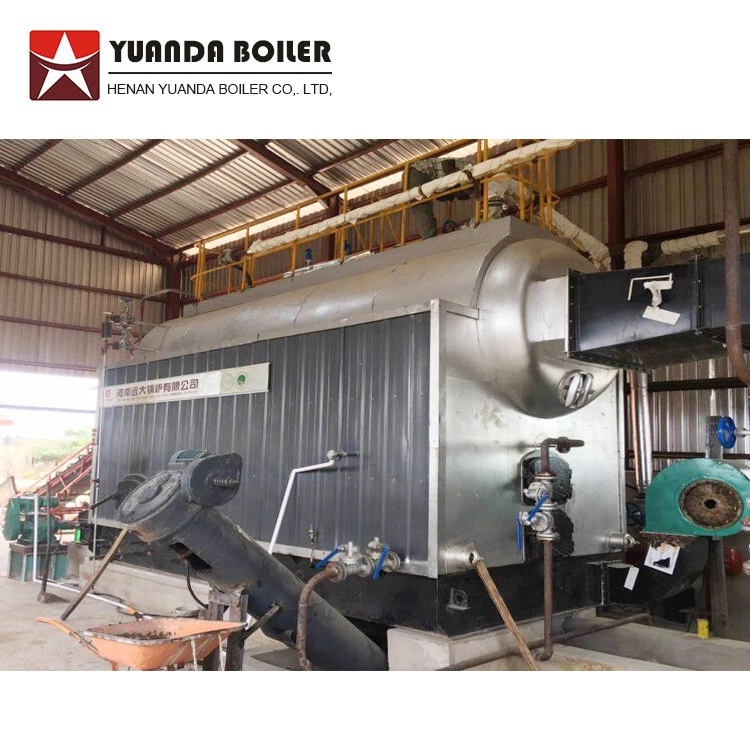 8 Ton Hr Paddy Steam Boiler Machine for Rice Mill