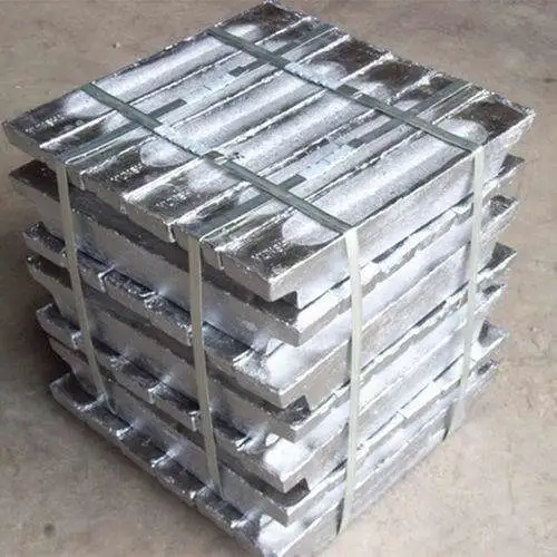 Top Quality/ High Purity 99.9% 99.8% 99.7% Lead Aluminium/Aluminum Alloy /Zinc /Metal/Zinc/Tin Alloy Ingot From Manufacturer Aluminum Billet A7 A8 A9 Ingots