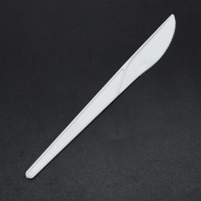 Compostable Polylactic Acid Knife Biodegradable Spoon PLA Fork