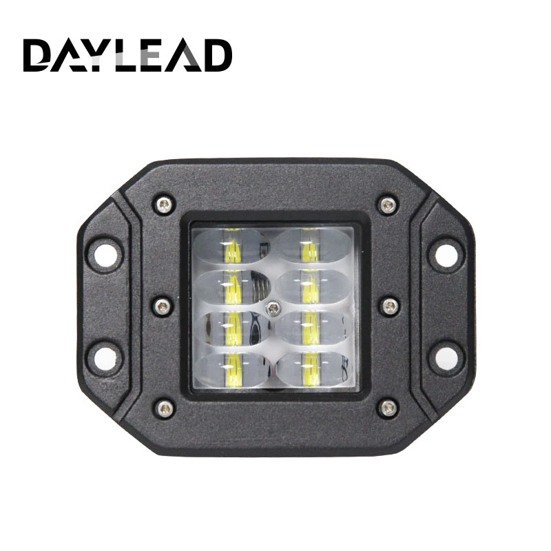 Venta caliente Offroad de 12V de la luz de conducción automática cuadrado de 24W luz LED de trabajo