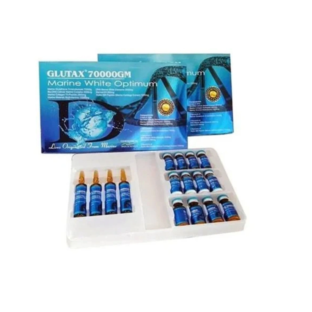 High Quality Glutax 70000GM Marine White Optimum Skin Whitening Glutathione Injection Face Body Whitening