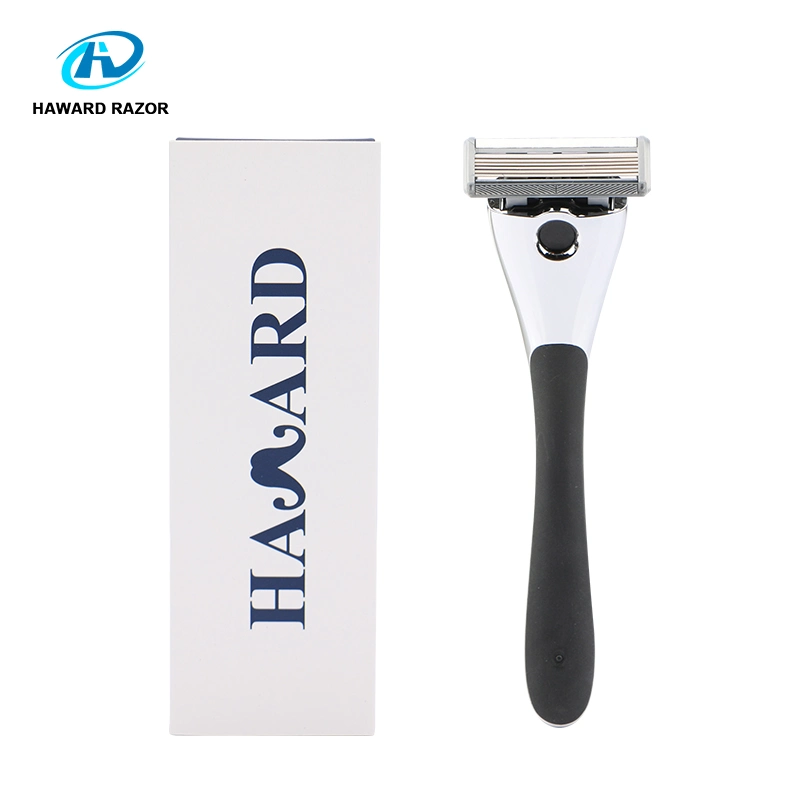 D960L Haward Super Stainless Steel Blade Cartridge Metal Handle Pivoting Head Six Blade System Razor