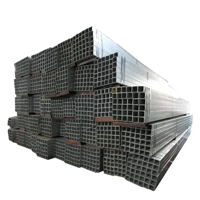 Hot DIP Galvanized Square Steel Tubes Hollow Section Weld Steel Pipe Used for Greenhouse