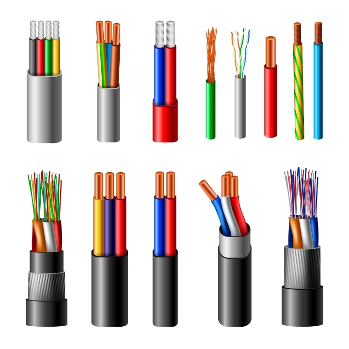 Sólido o Strand Multie Core PVC o XLPE de alta calidad 1-5 cable eléctrico Cores BV Blv BVV Blvv BVVB Blvvb