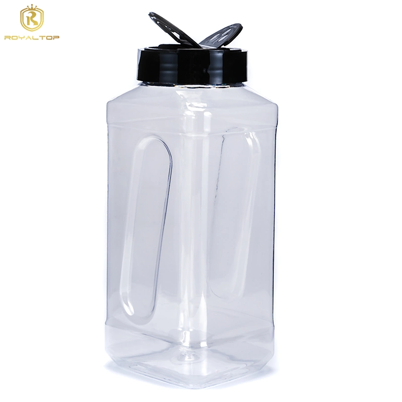 Wholesale/Supplier 500ml 800ml 950ml Square Plastic Spice Jar Kitchen Seasoning Bottle