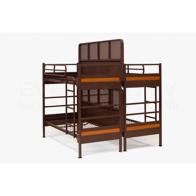 Medical College Knock Down Dormitory Screwless Adult Steel Bunk Bed