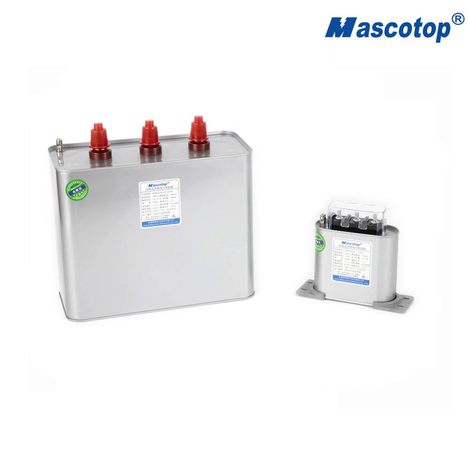 Self-Healing Low Voltage Shunt Capacitor for AC Power System