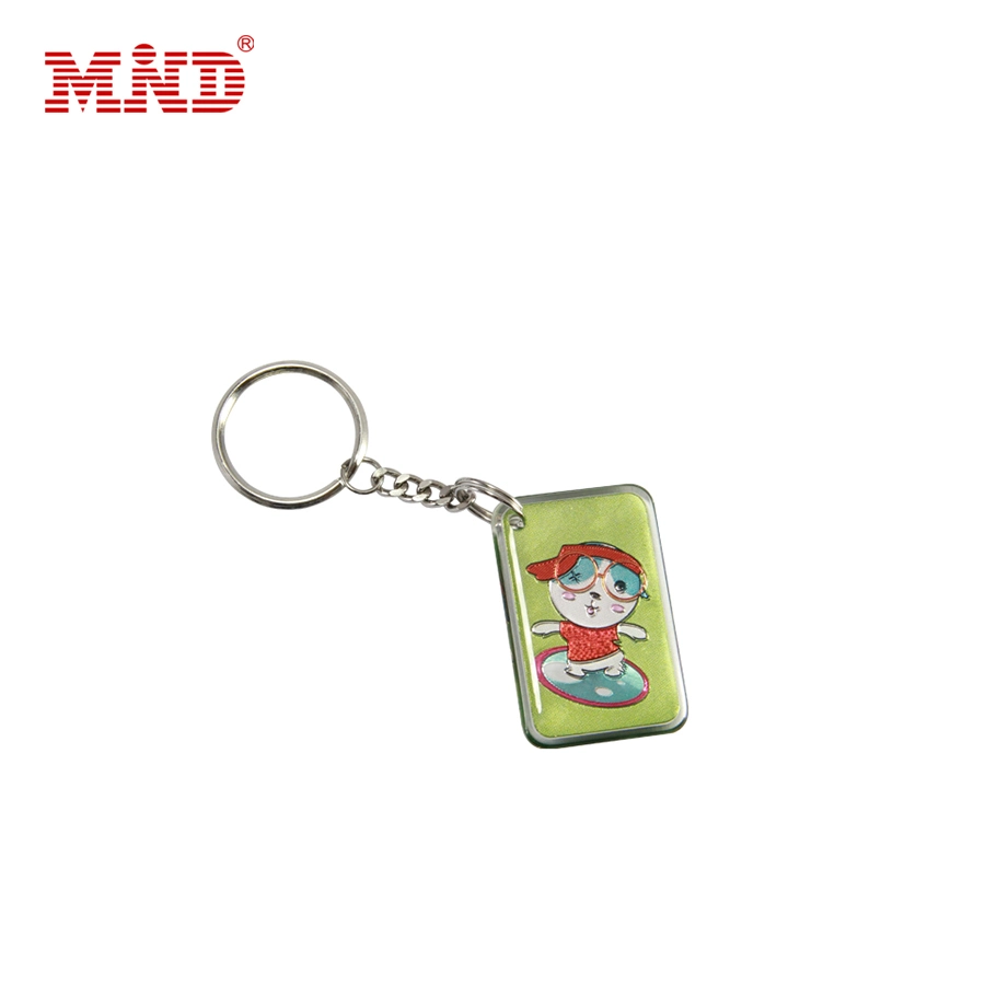 Discount Price Custom Logo Key Chain NFC Epoxy Tag 125kHz RFID Keyfob