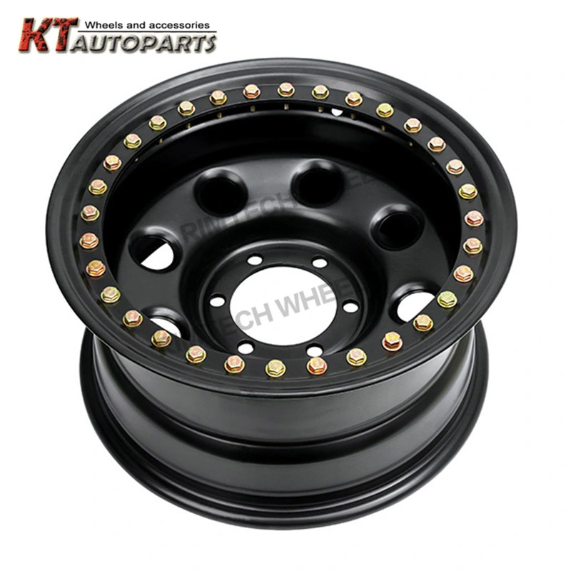 Modelo Popular Soft ocho 16X10 Beadlock Llantas de acero de 4X4 Offroad