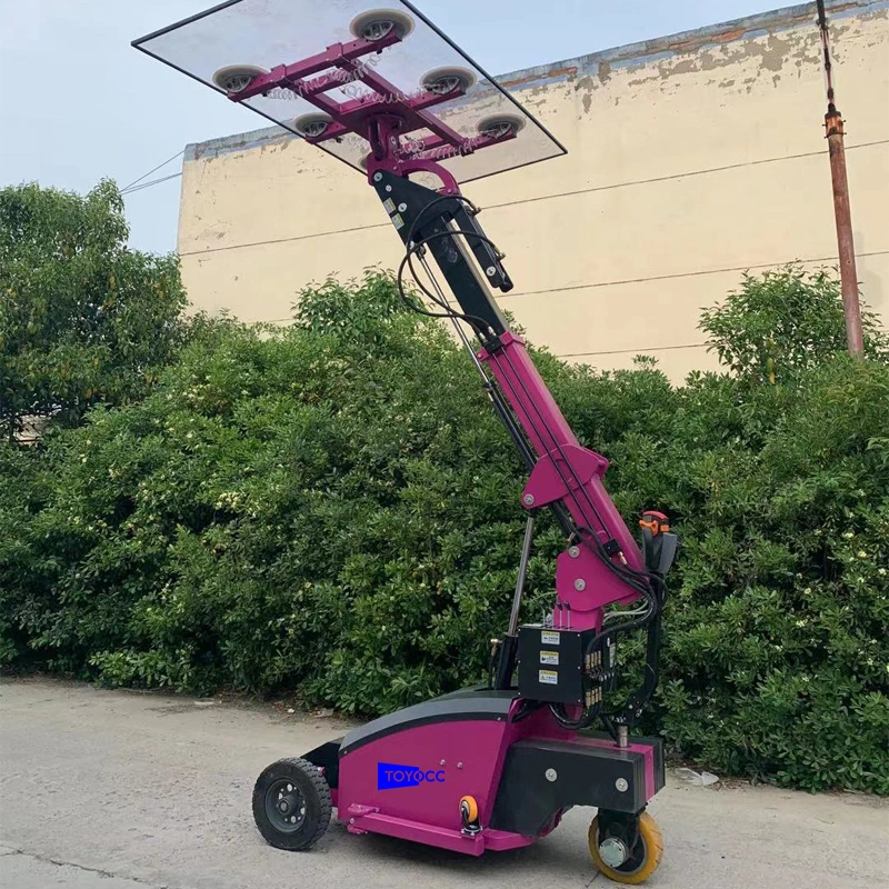 Robot de vidrio de vidrio de alta calidad/Manipulador de vidrio/trabajador de vidrio/ aluminio de chapa de acero Cortina de lifter de piedra pared y ventana instalación de la norma CE