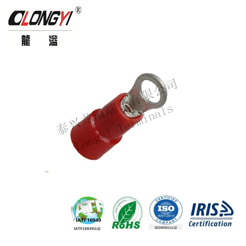 Jiang Su Longyi Insulated Ring Cord End Pin Copper Cable Terminal Lug Copper Electric Terminals with Cable Lug Basic Customization