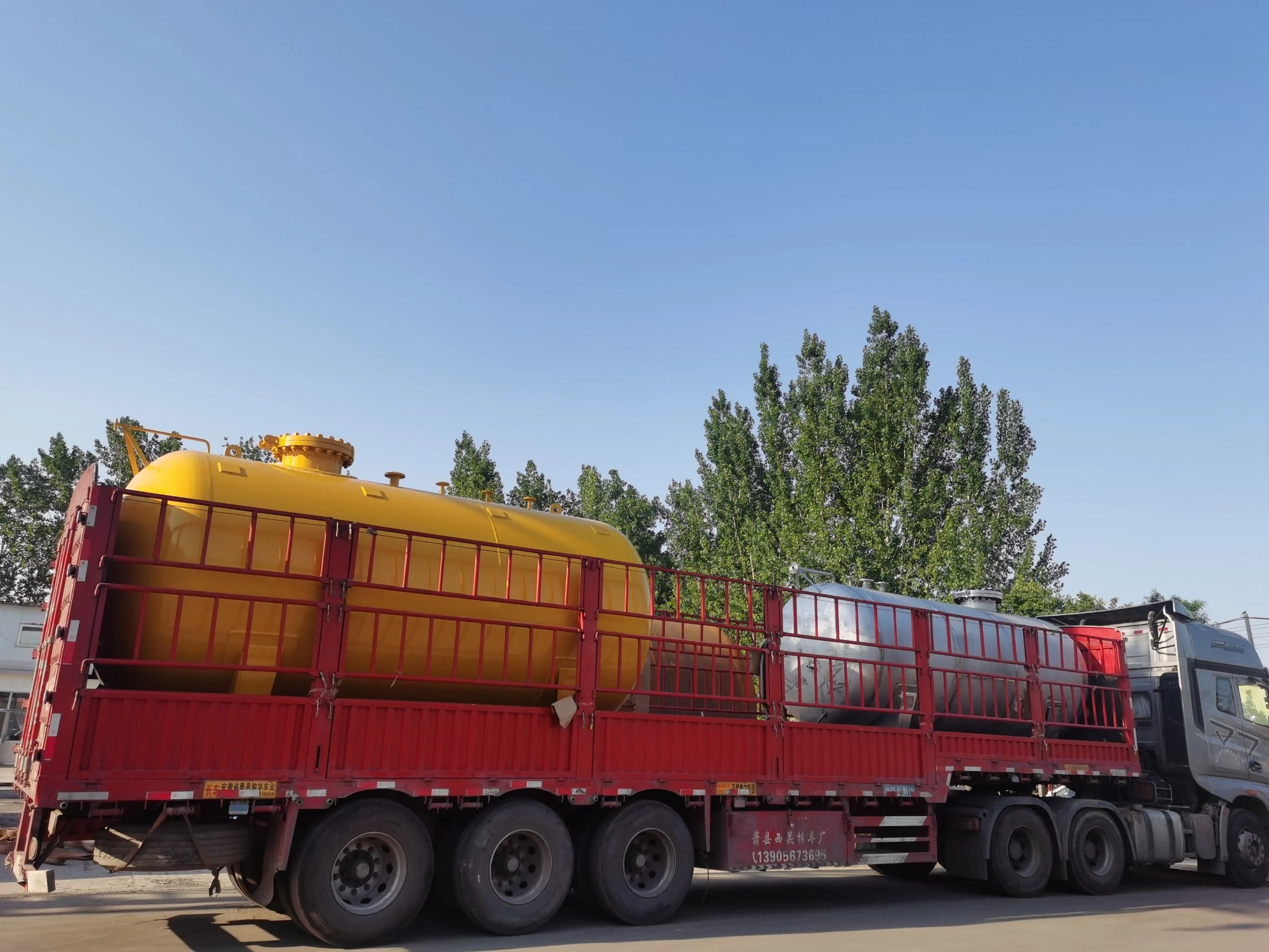 30/ 40/ 60 M3 Factory Price Chemical Used Horizontal Liquid Ammonia LPG Storage Tank Price