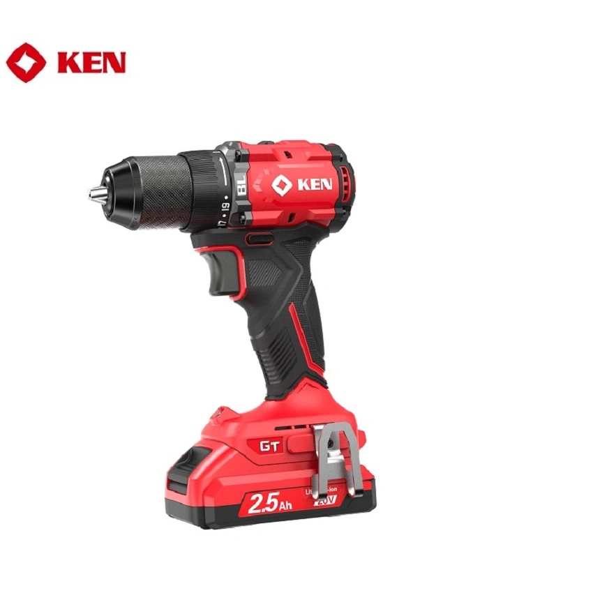 20V Cordless Drill, Ken Cordless Power Tool, 2.5ah