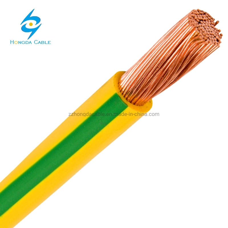 Sólidas flexibles de PVC Aluminio Cobre trenzado El cable eléctrico