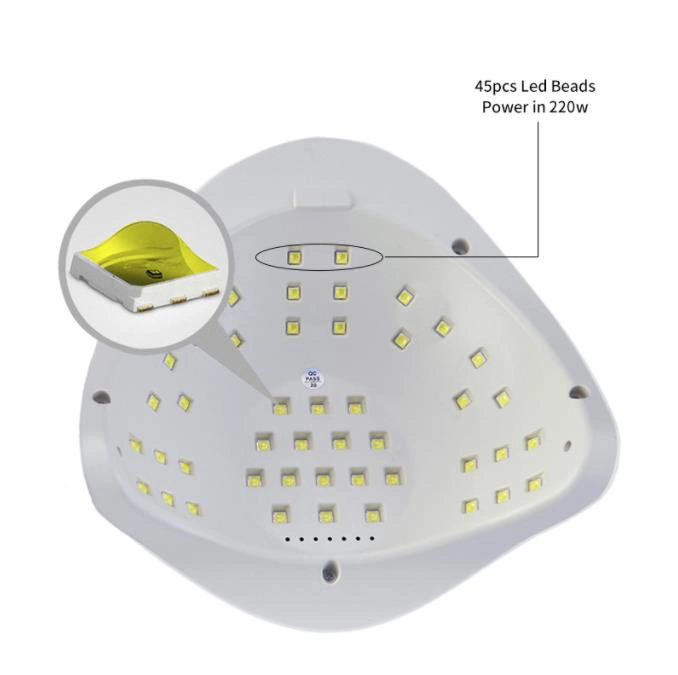 Lâmpada UV para secador de pregos portátil lâmpada UV LED com Cabo USB