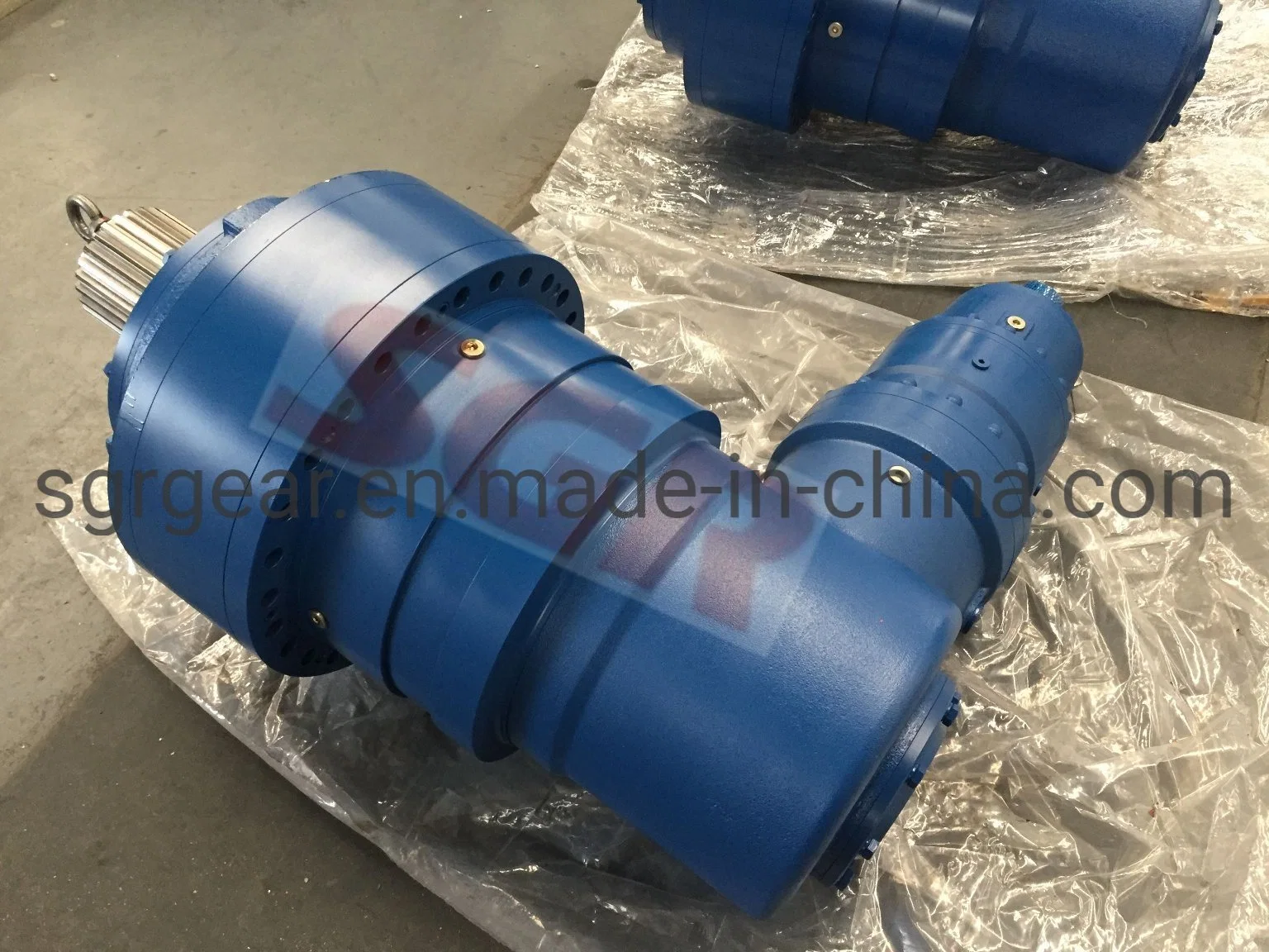 Customized High Torque Right Angle Planetary Gearboxs Coupled with ABB Hydraulic Motor