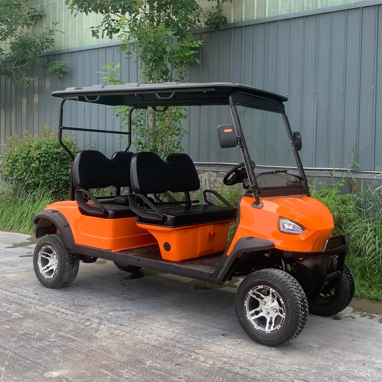 4 freno de disco de rueda 4 asientos carrito de golf eléctrico para Uso de la caza