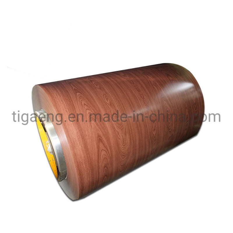 Factory Manufacture PPGI PPGL Steel Coil/Roll Printed Wooden Pattern Galvanized Aluzinc Steel Coil