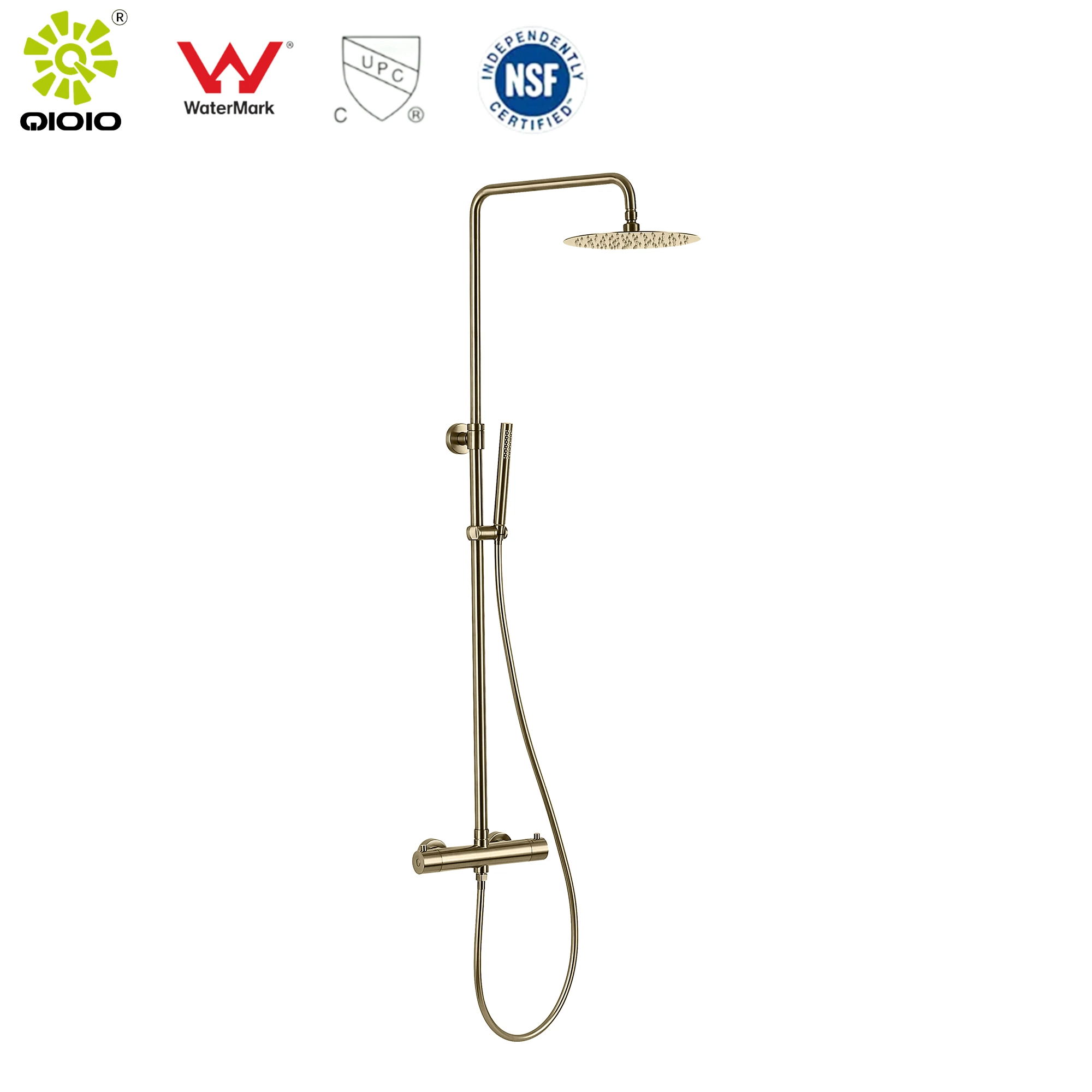 Guangdong Sanitary Ware 304 Stainless Steel Mixer Faucet Bathroom Shower Set