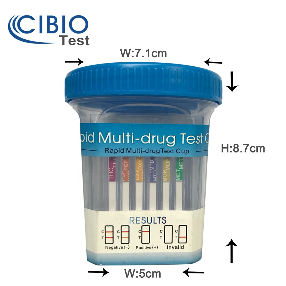 Medical Diagnostics Multi Drug Test Cup CE Approved Drugs of Abuse Urine Test