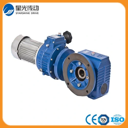 S Series Right-Angle Helical Worm Speed Reducer Hollow Shaft