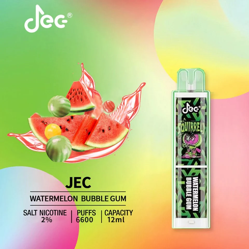 Best Selling Jec Crystal Bar 6600 Puffs 2% Nic Wholesale/Supplier I Vape