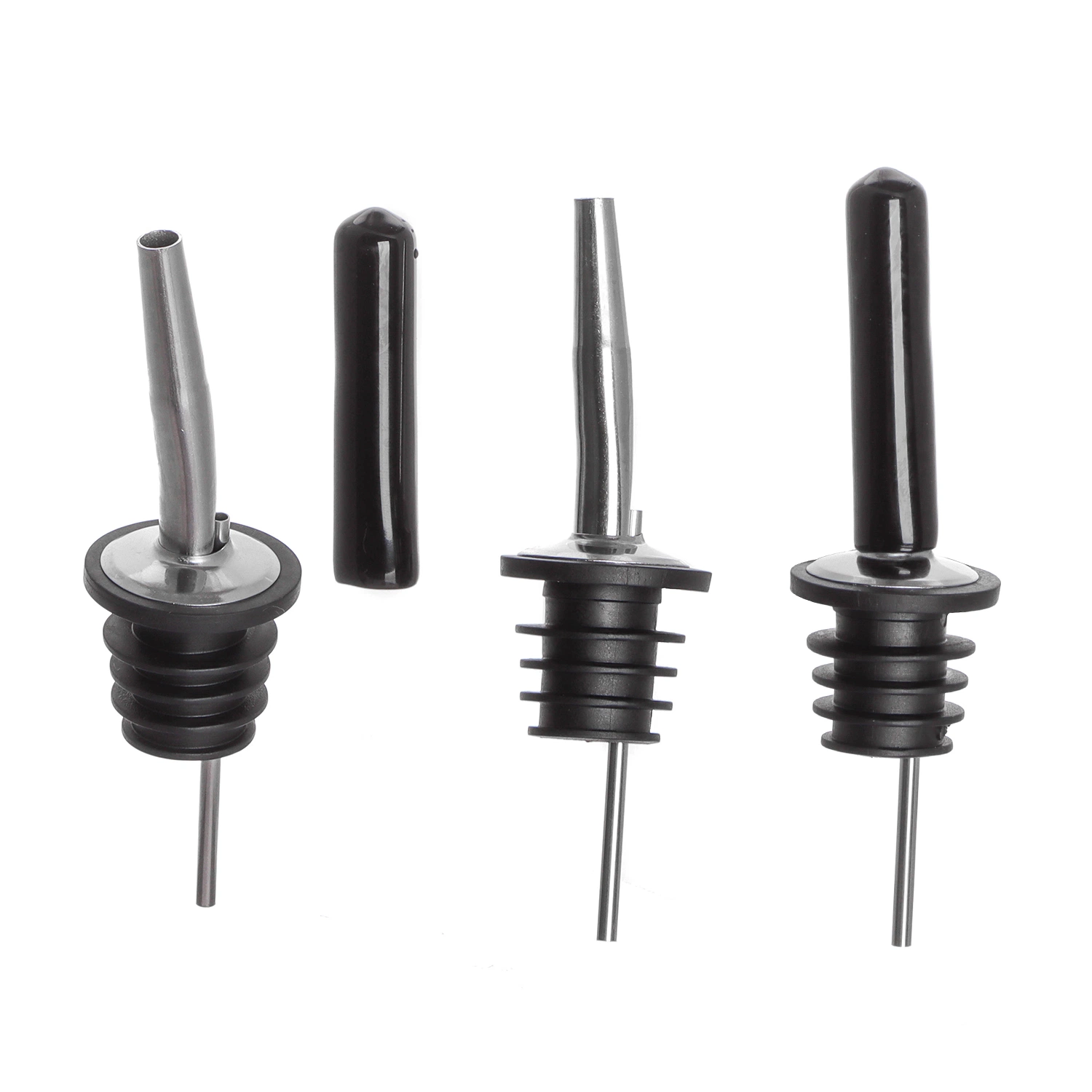 Leakproof Strong Rubber Seal Stoppers Pourer Stainless Steel Wine Pourer