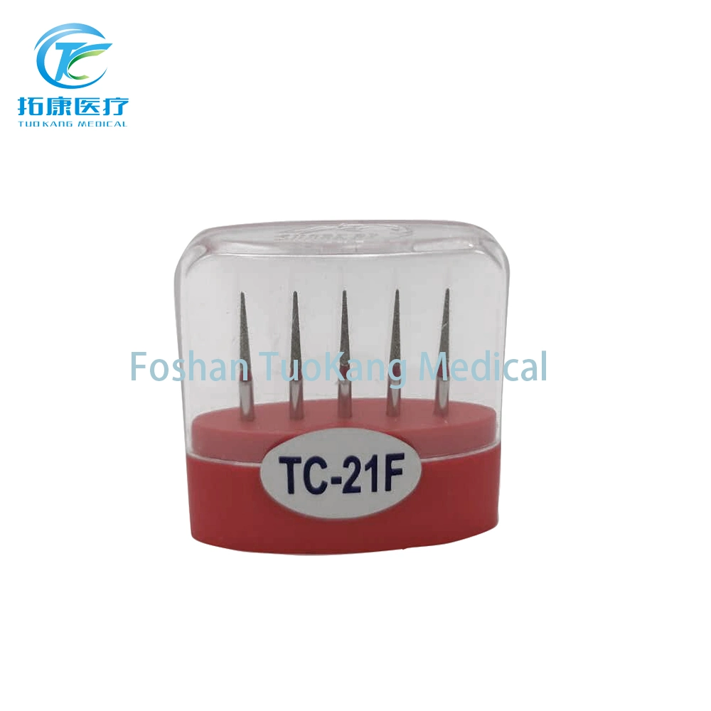 Polaco Dental rebabas Diamond 5pcs/Pack serie tc