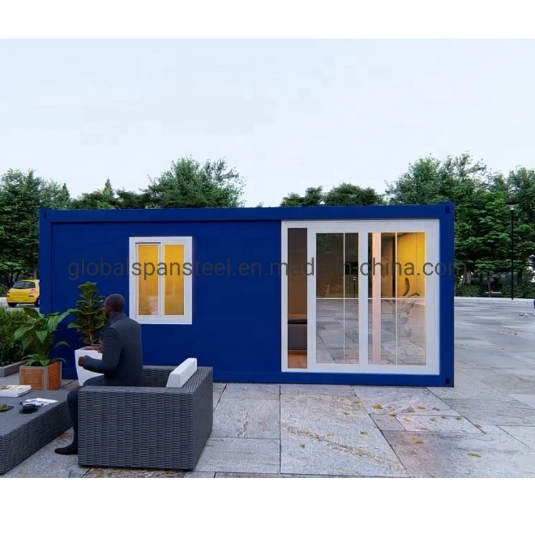 20FT Mobile Luxury Prefab Steel Sturcture Container Home/ Modular Prefabricated Movable Villa Container