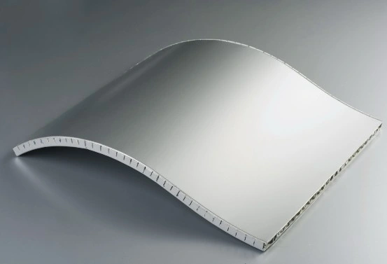 Curved Aluminum Honeycomb Panel Building Material