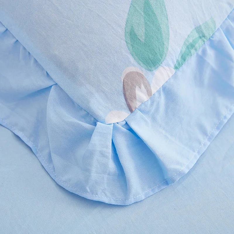 Nuevo diseño impreso de microfibra lavado la ropa de cama con edredón fundas de almohada y Bedsheet