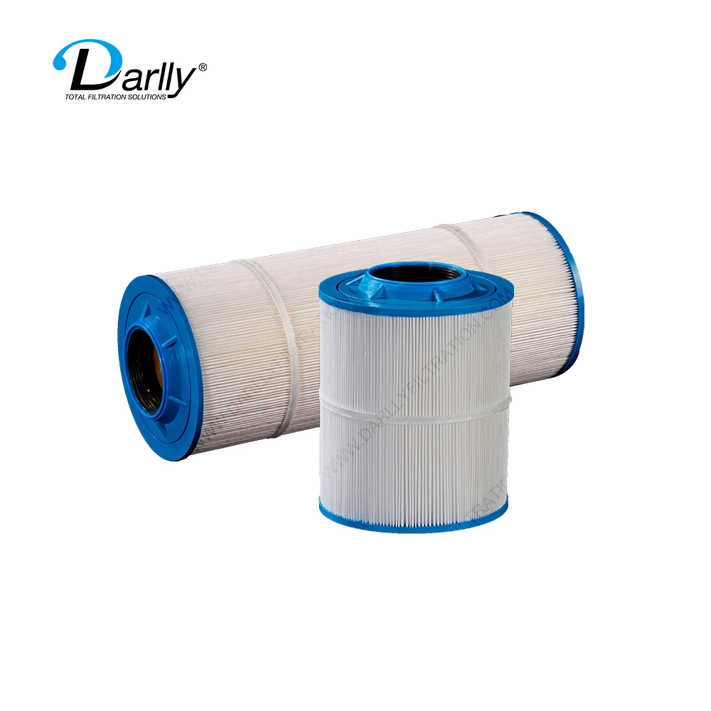 Darlly Swimming Pool SPA Water Filtration PP / Pet Micro Pleated Cartridge Filters 5 Microns