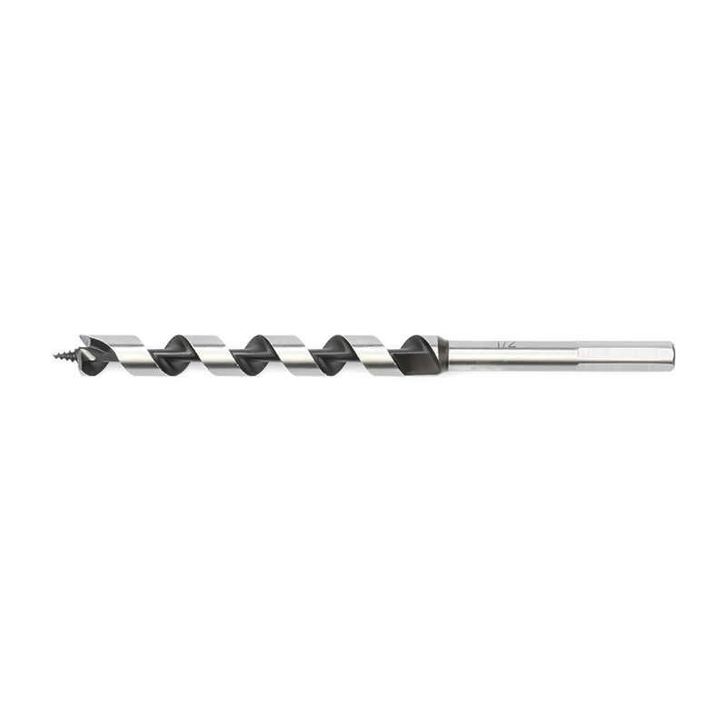 Woodboring Auger Drill Bit for Fast Cutting of Clean Holes in Wood