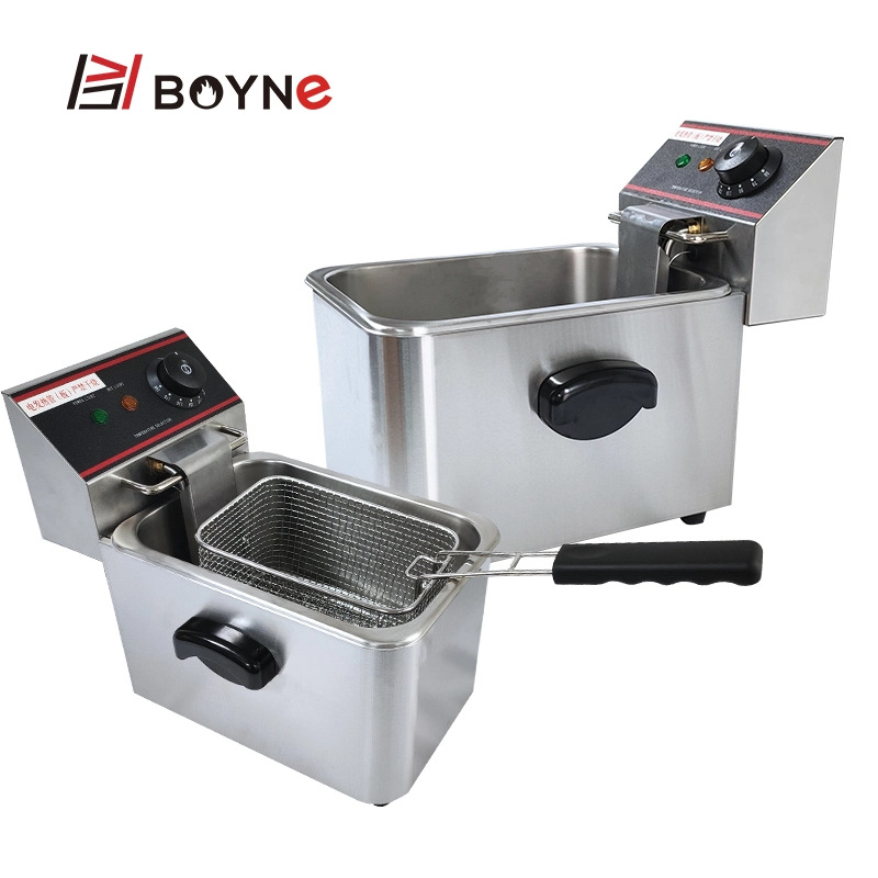 Fast Food Restaurant Kitchen Deep Fryer 4L Electric Fryer