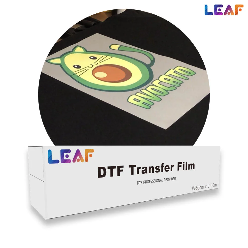 طابعة MSDS Leaf Heat Transfer ذات السعر المنخفض شاملة الإمكانات فيلم DTF للحيوانات الأليفة مع CE