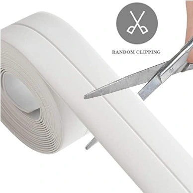 Papier selbstklebende Kantenband PVC Ecke WC wasserdichte Form Arbeitsplatte Klebstoff caulk Küche Waschbecken Tape für Badezimmer