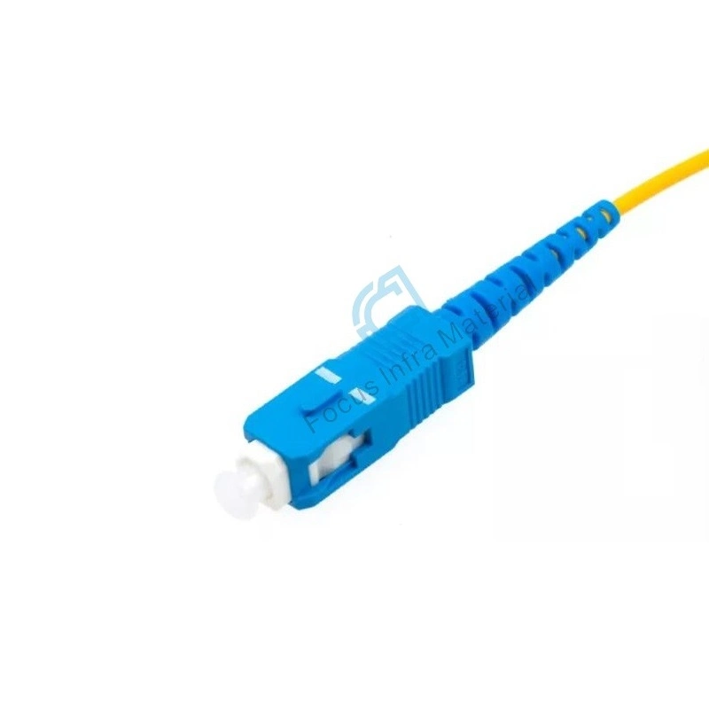 Single Mode Simplex 0.9/2.0/3.0mm Sc/Upc PVC/LSZH Fiber Optic Patch Cord Sc Upc Sm Patchcord Pigtail