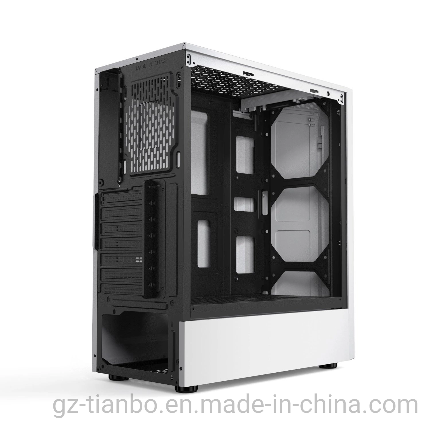 China Best Selling Hot Model RGB Fan ATX Desktop Computer Case for Gaming