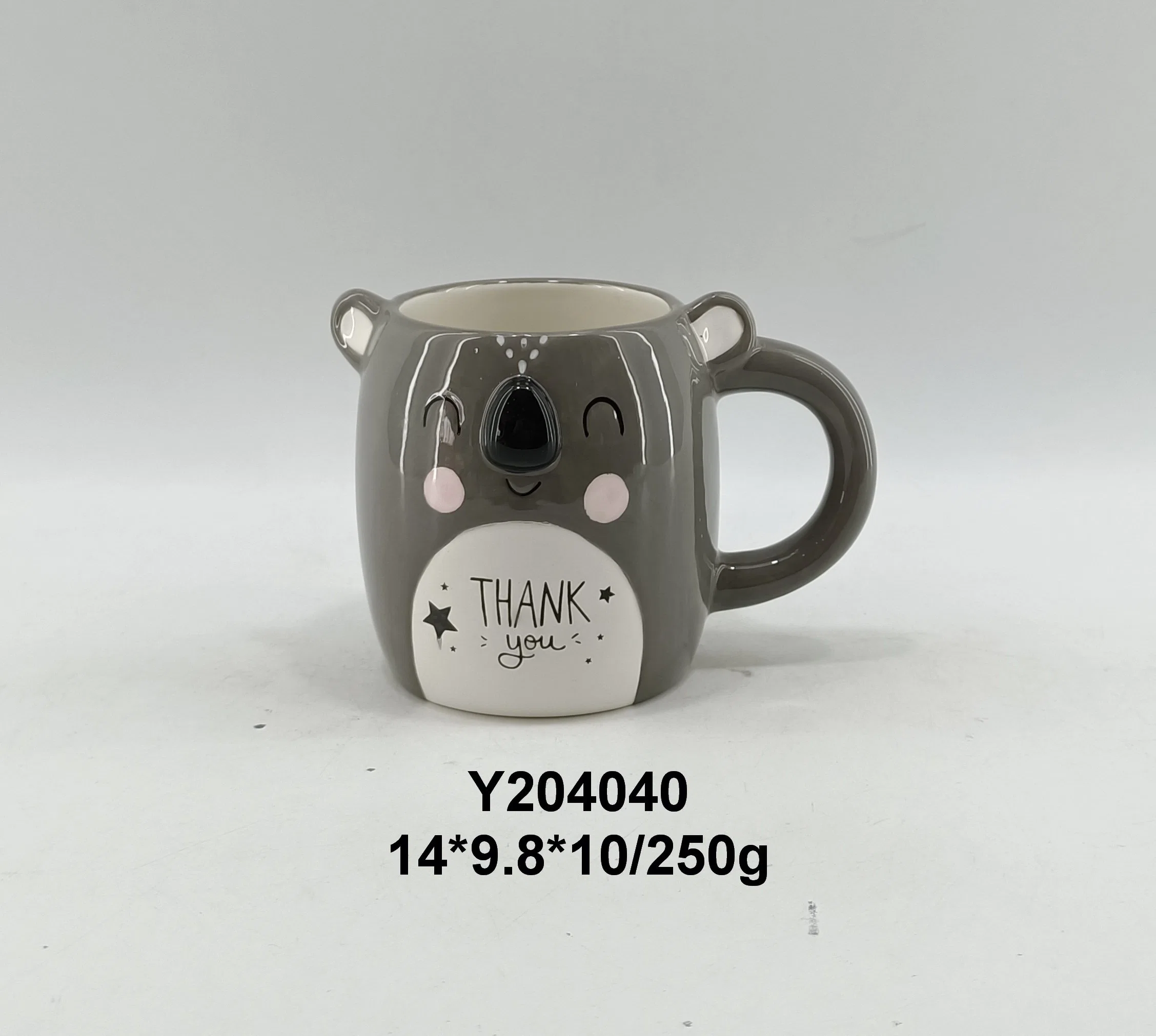 Ingeniosa Gracias feliz Ratón Mug de cerámica