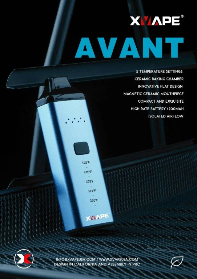 Curer Xvape Avant Easy Carry Smokine Dry Herb بالجملة كوير الأبخرة