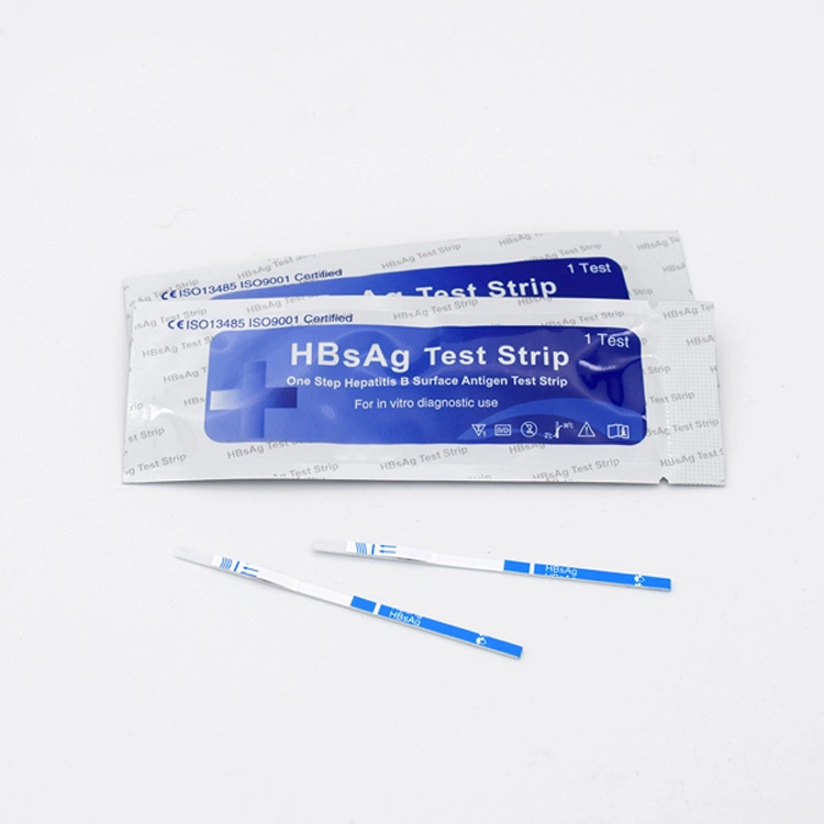 One Step Hbsag Hepatitis B Rapid Test Strip for Home Use